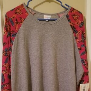 NWT Feathers (!) LuLaRoe Randy in 3x (size 24-26)
